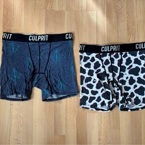 Bundle of 2 Culprit Lady Boxer Shorts, Size: Small